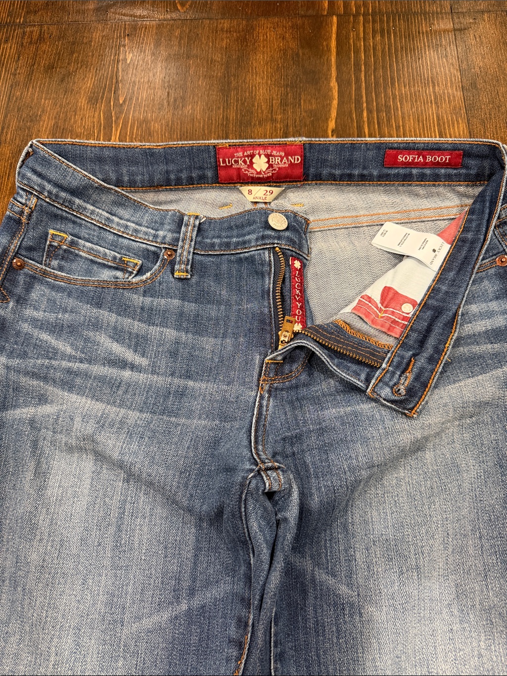 Lucky Brand Bootcut Jeans In Light Blue Wash